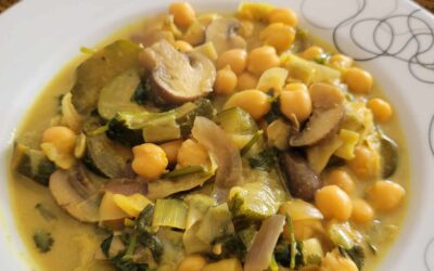 Caril de Grão com Legumes